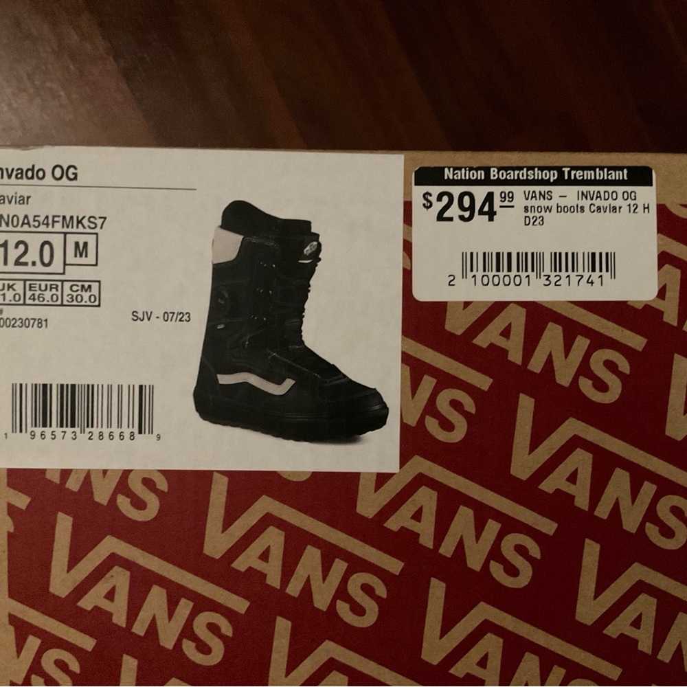 Men’s Vans Invado OG Snowboard Boots Size 12 - Picture 3 of 3